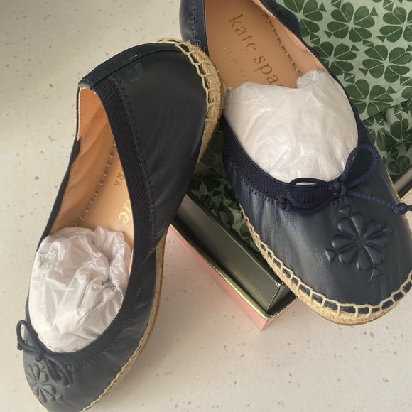 Kate spade clubhouse blazer blue espadrilles 6.5B - Picture 3 of 8